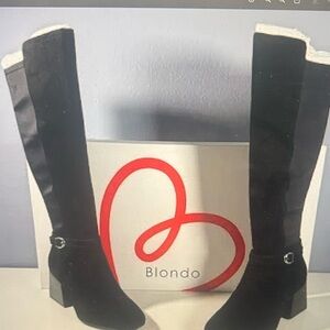 Blondo Women's Black Over the Knee Boots